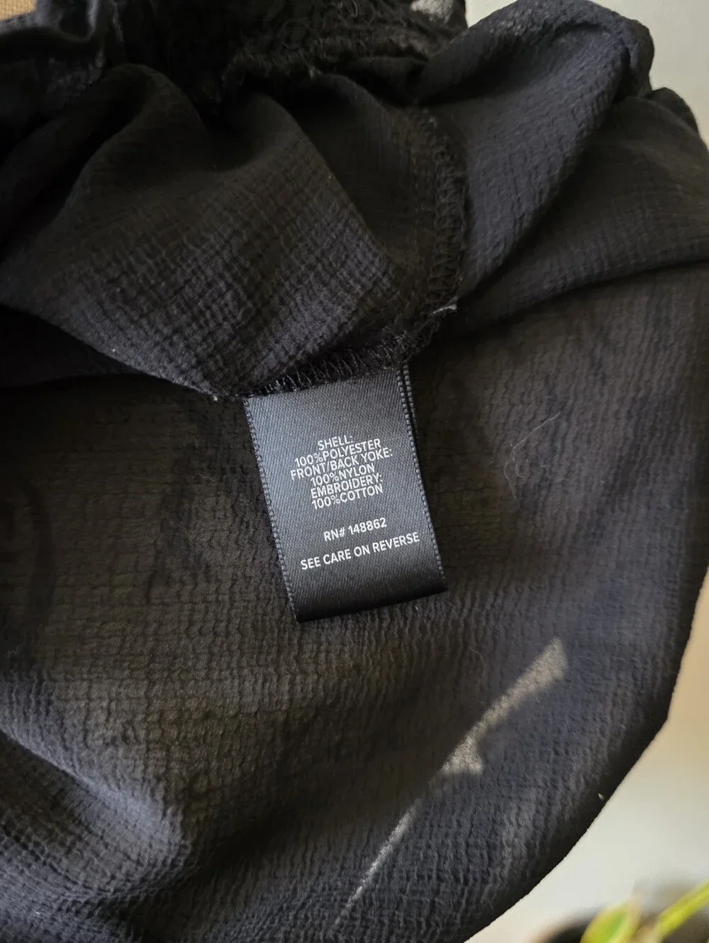 Torrid Sheer Black Lace Trim Button-Front Blouse